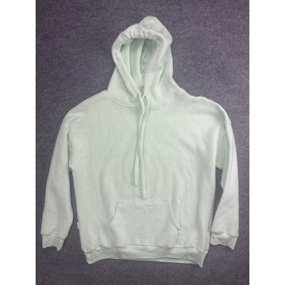 Soft Serve Cloud Cotton Hoodie Womens Medium Green Pullover Fleece Sweatshirt